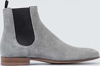 grey suede chelsea boot womens