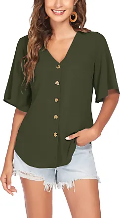 Short Sleeve Blouses from Dokotoo for Women in Green| Stylight