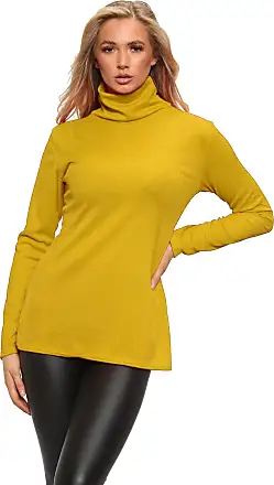 Modanisa POLO NECK UNLINED - Jumper - bronze/yellow - Zalando.de