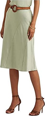 Ralph Lauren Satin Midi Skirt