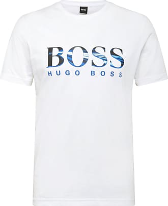 camiseta hugo boss azul
