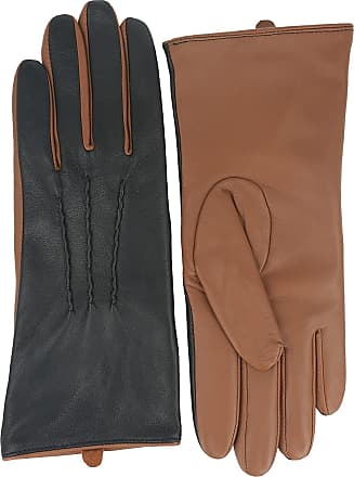Chloé Marcie Gloves Women's Brown Size M 100% Lambskin