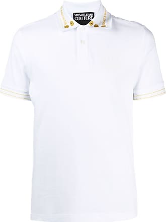 white versace polo shirt