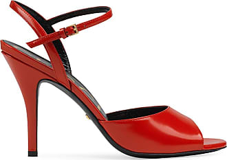 gucci heels red