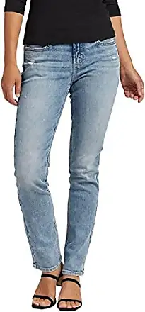 Silver Jeans Co. Women's Elyse Mid Rise Comfort Fit Capri Jeans