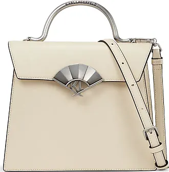 Karl Lagerfeld, K/archive Fan Mini Clutch Bag, Woman, Silver, Size: One Size