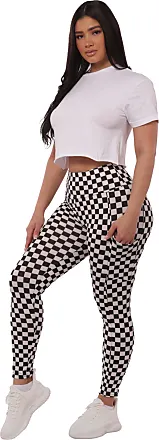 ShoSho Womens High Waist Skinny Pants Pull-On Trousers Stretchy Office Pants  with Tummy Control Butt Lifting and Pockets,  Paperbagwaist:waisttie:cream/Olive:plaid 5, M price in UAE,  UAE