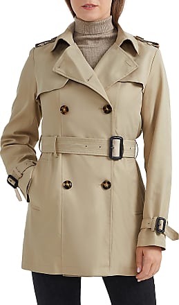 PASLTER Men's Winter Trench Overcoat Removable Faux Fur Collar Top Coat  Double Breasted Business Long Pea Coat ArmyGreen at  Men's Clothing  store