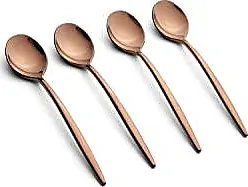 Juvale Copper Cooking Utensils Kitchen Set, Rose Gold Cookware with Ladle,  Whisk, Tongs, Slotted Spatula, Spoon (5 Pieces)