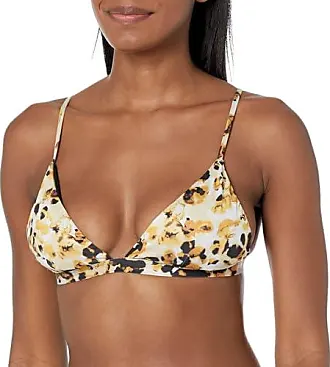 Women Sunflower Bikini Swimwear Knotted Push Up Reversable