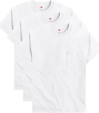 Hanes Men's 3 Pack X-Temp White Men’s T-shirt’s Size Large, 100% Cotton,new