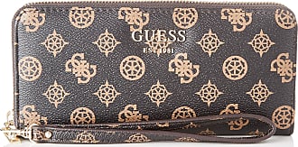 Marca Brown/Blush GuessGuess Women's Maddy Large Zip Around Wallet 