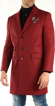 Homme Vêtements Manteaux Manteaux longs et manteaux dhiver Manteau long Mackintosh pour homme en coloris Rouge 
