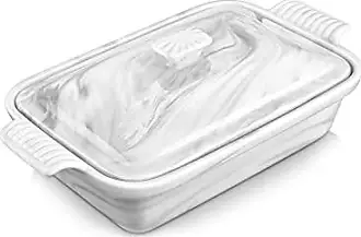 Blossom Casserole Dish with Lid, 12X7 Lasagna Pan Deep with Lid