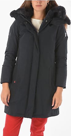 Womens Clothing Coats Parka coats Woolrich Cotton Weoka Down-padded Parka in Black 