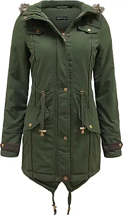Brave Soul Ladies Jacket HOPLONG16ZY Navy UK 10 : : Fashion