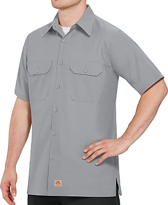 XX-Large Charcoal Red Kap Men's Short Sleeve Pro Airflow Work Shirt