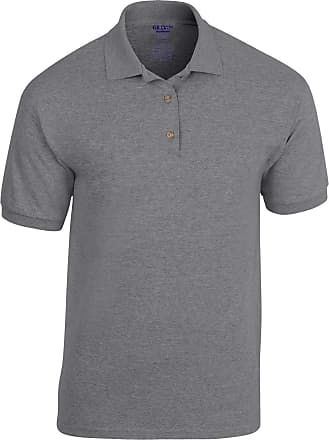 Gildan Adult DryBlend Jersey Short Sleeve Polo Shirt (3XL) (Graphite Heather)