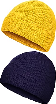 Superdry Mens Skate Lux Beanie Wooly Sock Hat Sulphur Yellow 