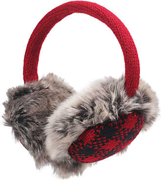 ZLYC Women Fashion Print Faux Fur Ear Warmers Winter Outdoor Earmuffs 