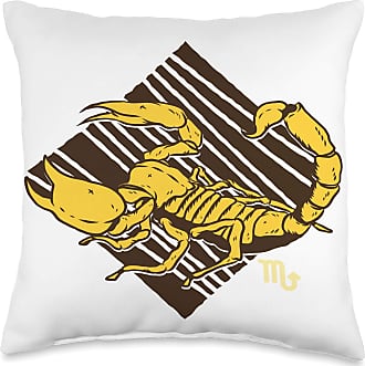 16x16 Multicolor Throw Pillow Dynamic Dodo Designs Scorpio Star Sign tees 