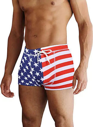 COOFANDY Mens Swim Trunk Swimwear Bathing Suit Swim Brief Square