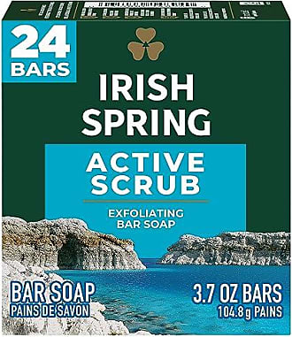 Irish Spring Bar Soap for Men, Original Clean Mens Bar Soap, 12 Pack, 3.7  Oz Soap Bars