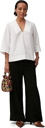 Moda Blusas Blusas de manga larga Rützou R\u00fctzou Blusa de manga larga negro-gris claro estampado con dise\u00f1o abstracto 