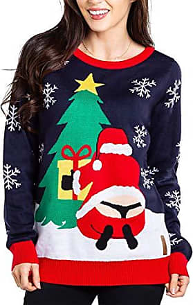 Weihnachten Pullover Damen|Frauen Rudolph Rentier Weihnachtspulli Pullover Sweatshirt|Teenager Mädchen Rentier Langarm Weihnachtspullover|Christmas Sweatshirt Pulli Shirt