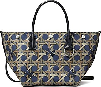 NWT Tory Burch Canvas Basket Weave Small Tote