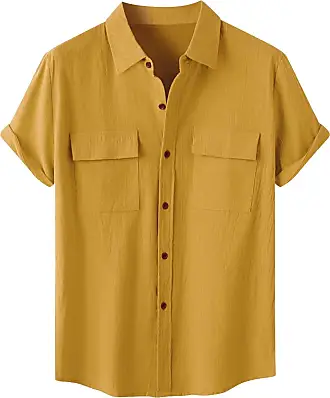 Men's Casual Hawaiian Shirts Super Sale at £2.55+