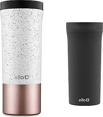 ELLO BRAND 18 OZ INSULATED TALL TRAVEL TUMBLER ROSE GOLD WITH
