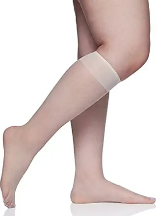 No nonsense Women's Knee High Pantyhose with Sheer Toe 2-Pack