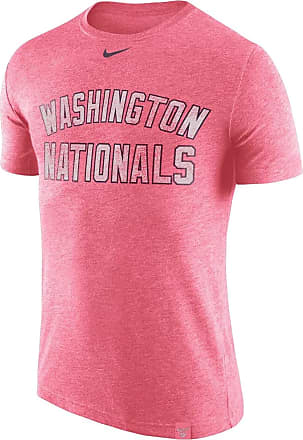 Nike Tee Dri Fit Athletic Cut Washington Nationals Gray T-Shirt Size M  Medium