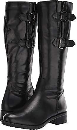 clarks ladies black leather boots