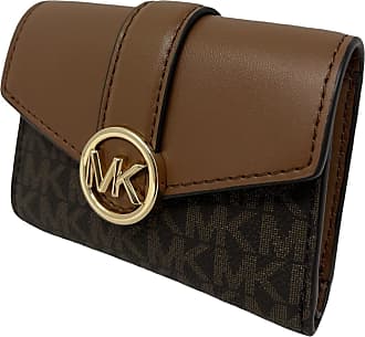 Leather wallet Michael Kors Brown in Leather - 30465579