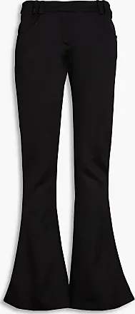 Balmain Technical Jersey Flared Pants in Black