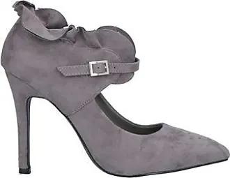 Gray high sale heel shoes