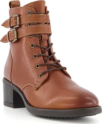 Dune London, Pap Buckle Trim Ankle Boots, Flat Ankle Boots