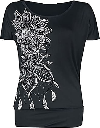 Gothicana by EMP Can You Read My Mind Femme T-Shirt Manches Courtes Noir Regular/Coupe Standard