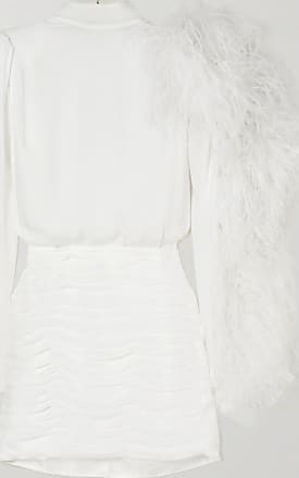 Magda Butrym Minikleid aus Strick in Weiß und kurze Kleider Damen Bekleidung Kleider Mini 