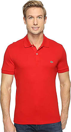lacoste red polo shirt