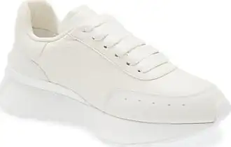 Alexander McQueen Sprint Runner panelled sneakers - White