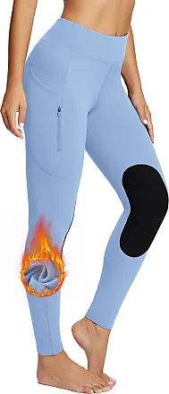 BALEAF Women's Knee-Patch Active Legging UPF50+ Blue Activewear