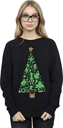 Absolute Cult Friends Girls Christmas Tree Lights Sweatshirt 