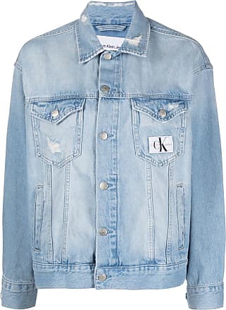 Calvin Klein bonded ripstop jacket in dark blue, IetpShops, Balenciaga  Philipp Plein hooded sports jacket