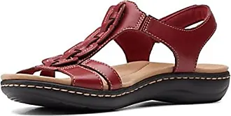 Schutz Ameena Snakeskin T-Strap Sandals - Red Sandals, Shoes - CHA987784