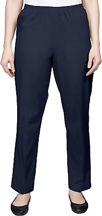 Alfred Dunner womens Petite Women's Classic Textured Average Length Casual  Pants, Red, 6 Petite US at  Women's Clothing store
