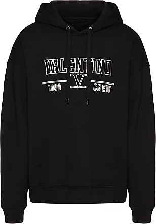 Valentino Garavani VLogo Signature patch zip-up hoodie - Black