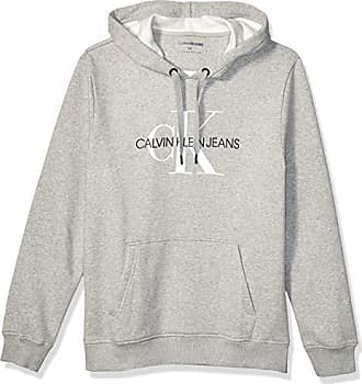 grey calvin klein hoodie mens